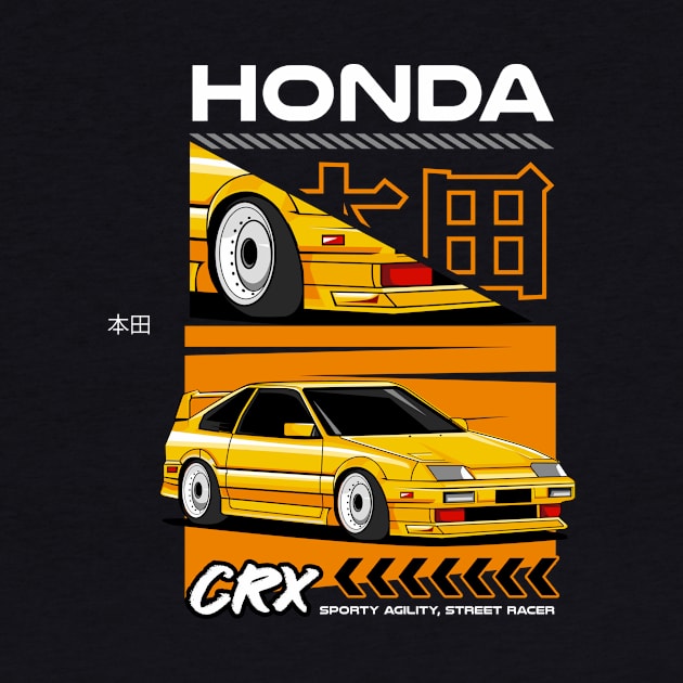 Classic Honda CRX by Harrisaputra